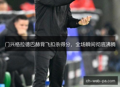 门兴格拉德巴赫背飞扣杀得分，全场瞬间彻底沸腾
